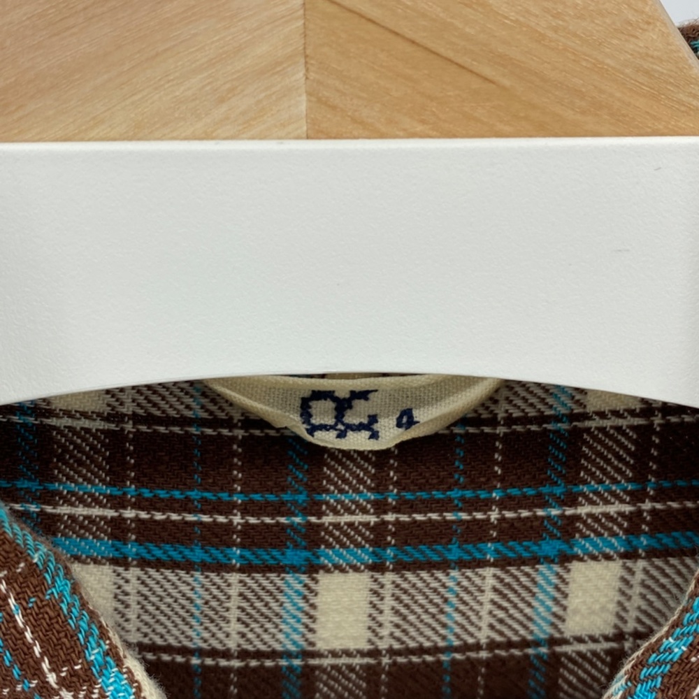 45rpm Check Flannel Size 4 - Picture 3 of 6